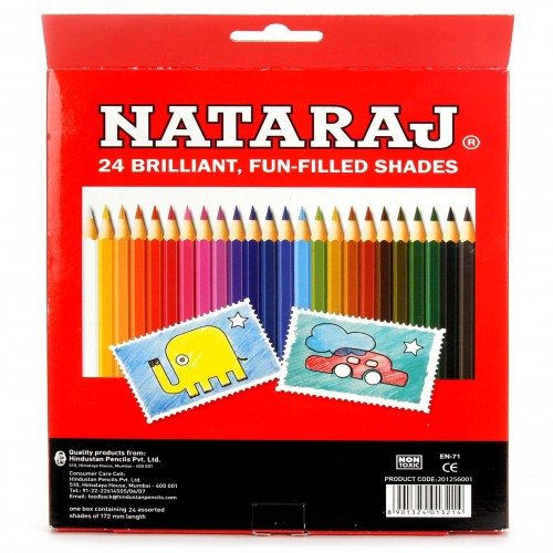 Nataraj Color Pencils - 24 Ass...