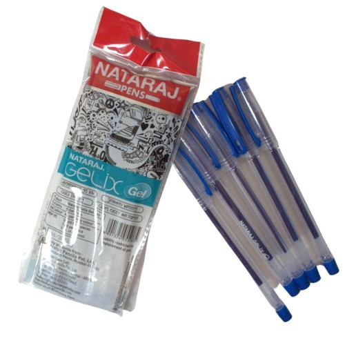 Gelix Gel Pen (Blue Ink) - Pack of 5