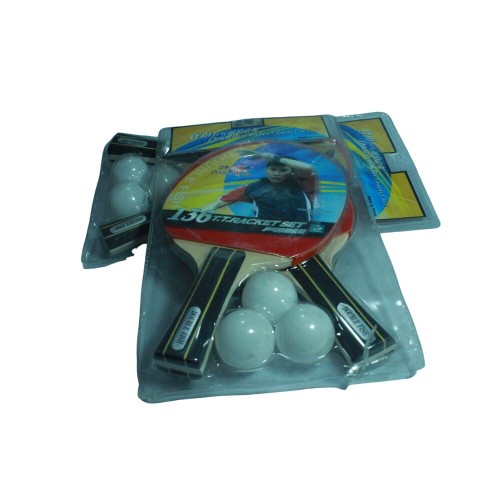 Double Fish T.T Racket Set With 3 Ball 136A