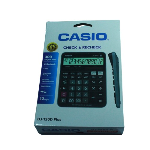 Casio DJ-120D Plus Check and Recheck Electronic Calculator