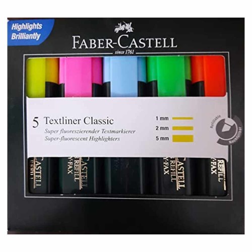 Faber Castell Text Liner(Set of 5)
