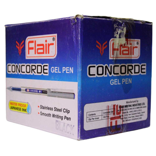 Flair Concord Gel Pen Black Color