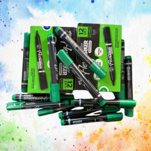 Flex Office Permanent green Marker (72pkt)