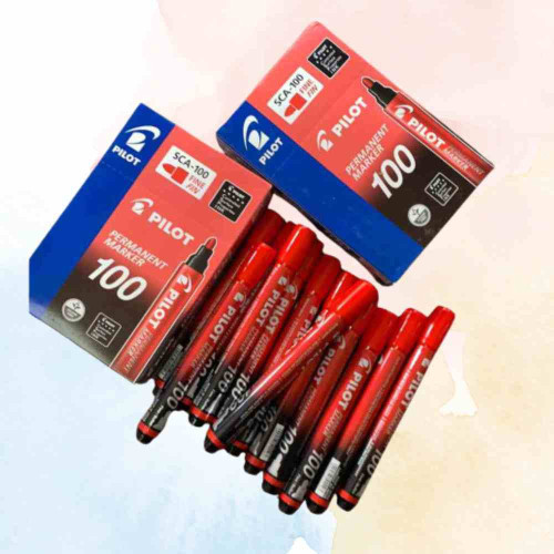 Pilot Permanent Red Marker (72pkt)