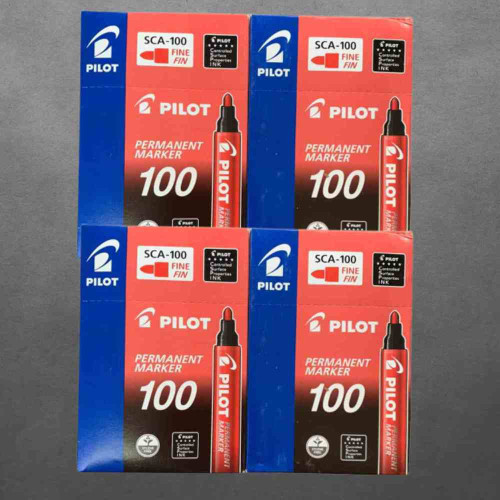 Pilot Permanent Red Marker (72pkt)