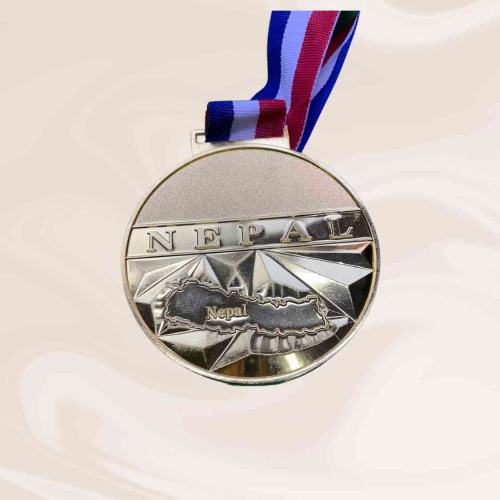 Nepal Map Big Medal (1pcs)