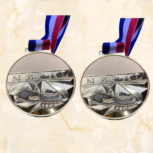 Nepal Map Big Medal (12pcs)