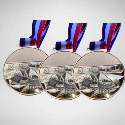 Nepal Map Big Medal (72pcs)