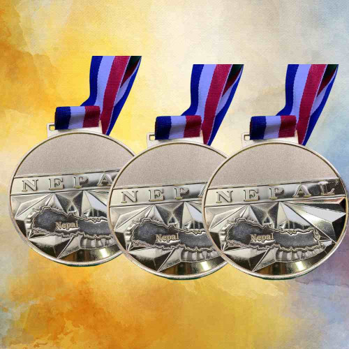 Nepal medal map (72pcs)