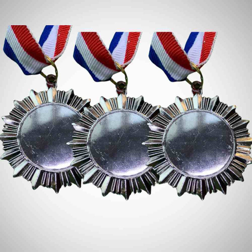 Star Silver Medal (12pcs)