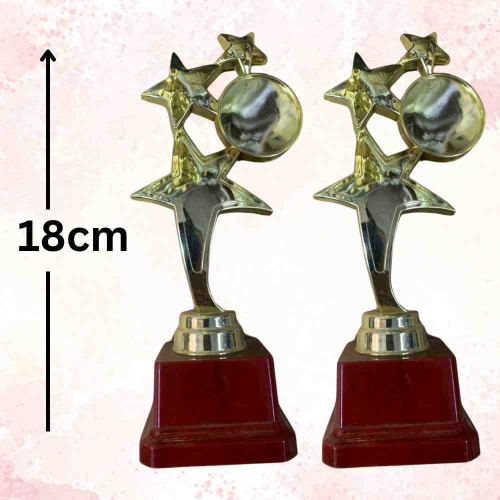 3 Star Small Trophy (12pcs)