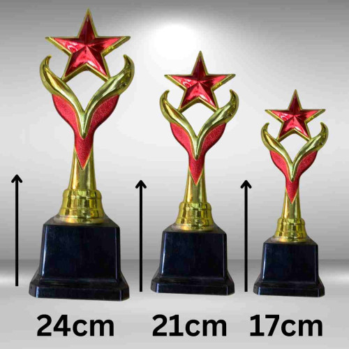 Red Star Trophy Set (1set)