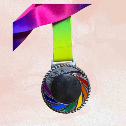 Color Silver Medal (1pcs)