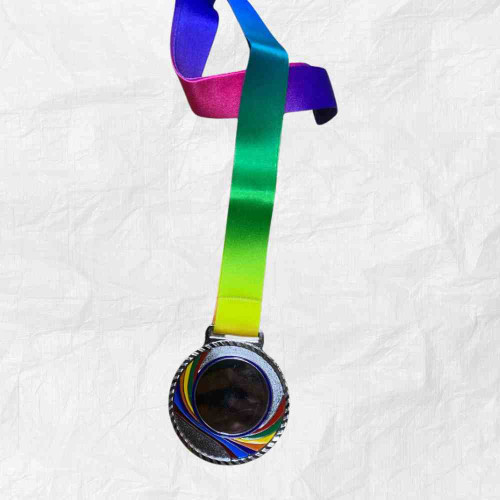 Color Silver Medal (1pcs)