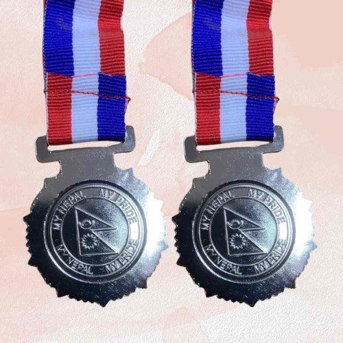 Star Small Silver Medal (12pcs)