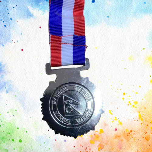 Star Small Silver Medal (1pcs)