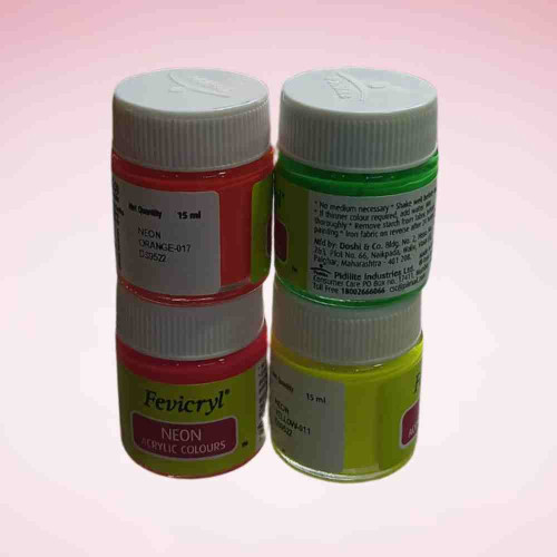 Fevicryl Neon Colour (1set)