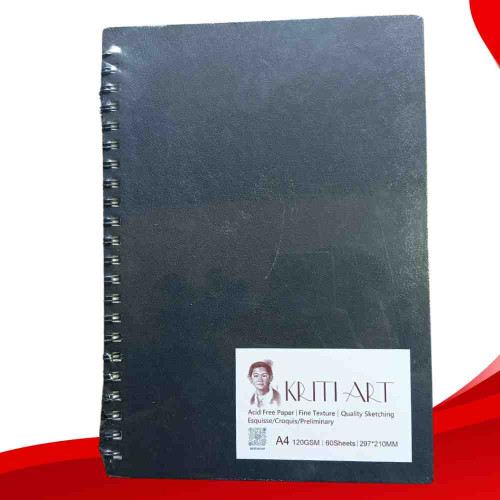 Kriti Art A4 Hard Cover Sketching Book (1pcs)