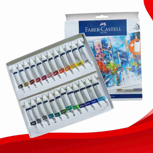 24 Acrylic Colour (1pkt)