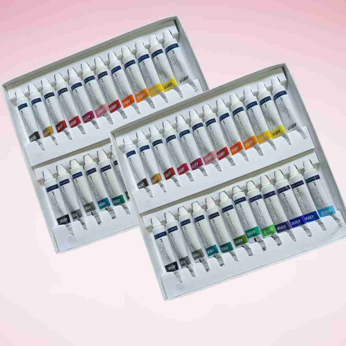 24 Acrylic Colour (1pkt)