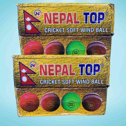 Nepal Top Cricket Soft Wind Ball (12pkt)