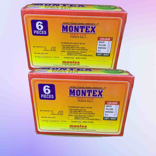 Montex Deluxe Tennis Ball (12pkt)