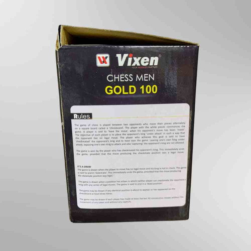 Chess Men Gold 100 (1pkt)