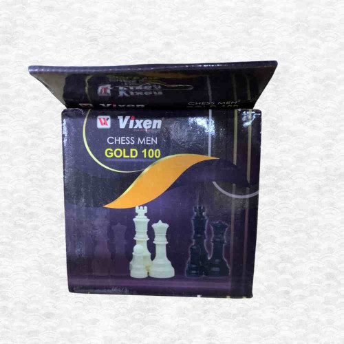 Chess Men Gold 100 (1pkt)