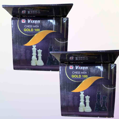 Chess Men Gold 100 (12pkt)