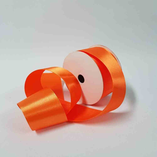 Orange Satin Ribbon 1/4 Inch (1roll)