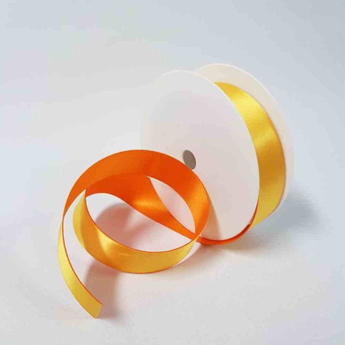 Orange Satin Ribbon 1/4 Inch (1roll)