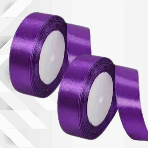 Purple Satin Ribbon 1/4 Inch (12roll)