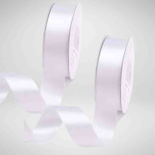 White Satin Ribbon 1/4 Inch (12roll)