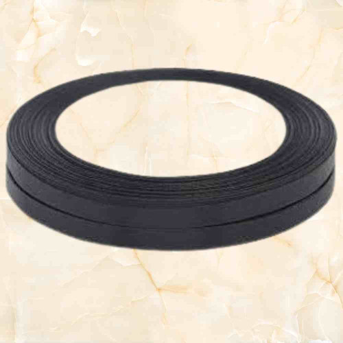 Black Satin Ribbon 1/4 Inch (1roll)