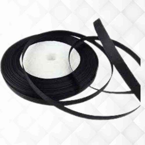 Black Satin Ribbon 1/4 Inch (1roll)