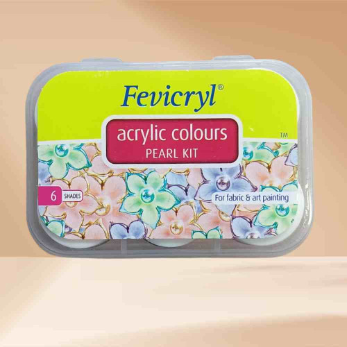 Fevicryl Acrylic Colours Pearl Kit (1set)