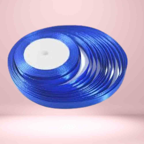 Blue Satin Ribbon 1/4 Inch (1roll)