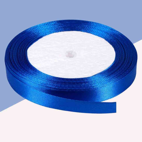 Blue Satin Ribbon 1/4 Inch (1roll)