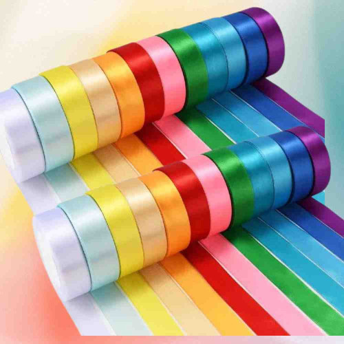 Colorful Satin Ribbon 1/4 Inch (12roll)