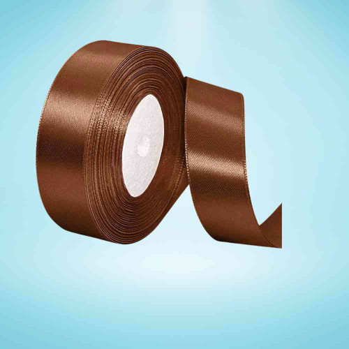 Brown Satin Ribbon 1.5cm (1roll)