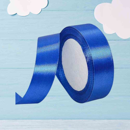 Blue Satin Ribbon 1.5cm (1roll)