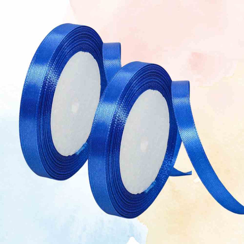 Blue Satin Ribbon 1.5cm (12roll)