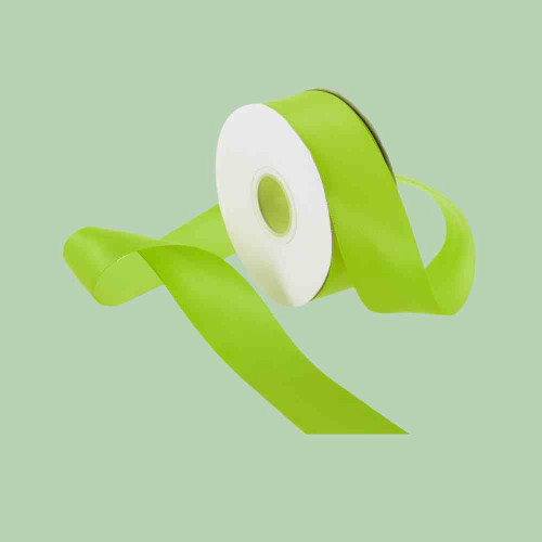 Green Satin Ribbon 1.5cm (1roll)