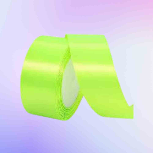 Green Satin Ribbon 1.5cm (1roll)