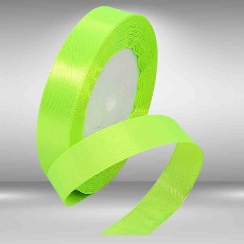 Green Satin Ribbon 1.5cm (1roll)