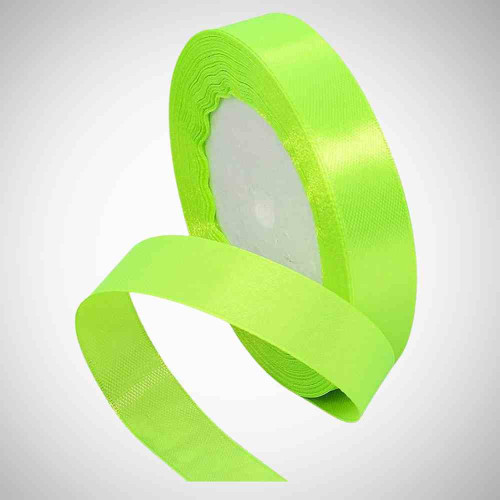 Green Satin Ribbon 1.5cm (1roll)