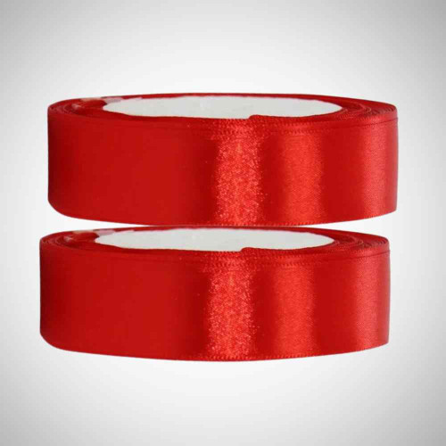 Red Satin Ribbon 1.5cm (12roll)