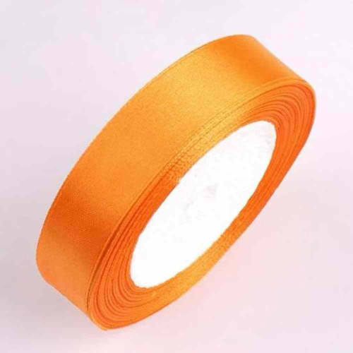 Orange Satin Ribbon 1.5cm (1roll)