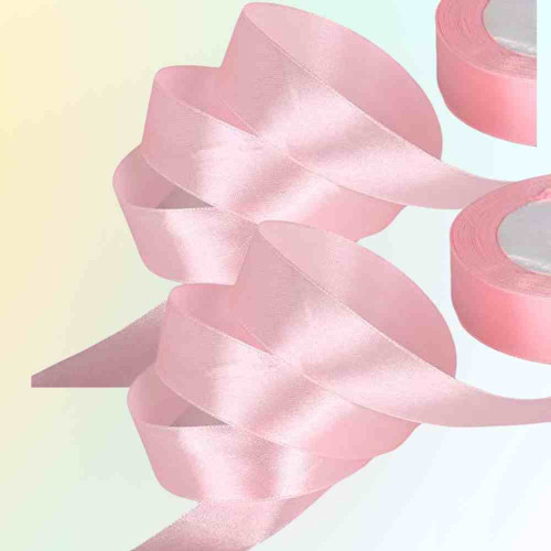 Pink Satin Ribbon 1.5cm (12roll)