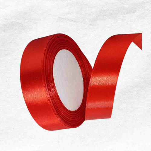 Red Satin Ribbon 1inch (1roll)